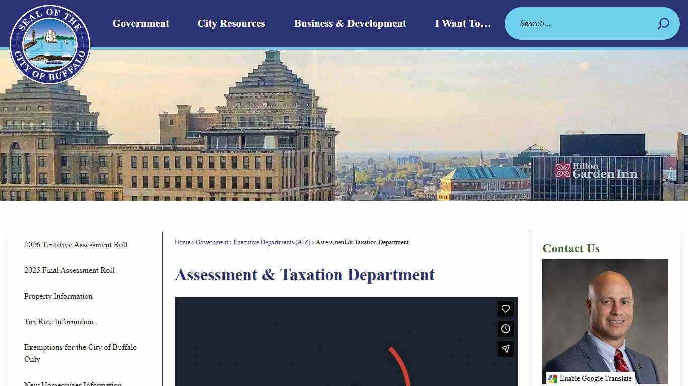 Assessment & Taxation Department | Buffalo, NY